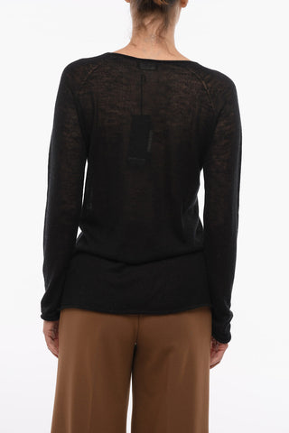 Cashmere and Silk Crew-neck Sweater