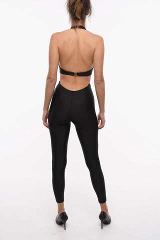 Halter Neck Jumpsuit With Cutouts
