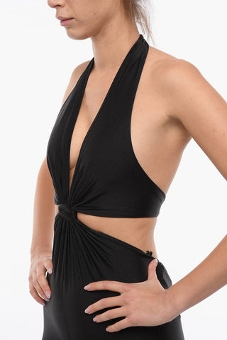 Halter Neck Jumpsuit With Cutouts