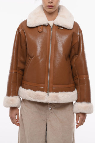 Eco-Patent Leather RAINA Biker Jacket
