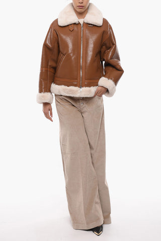 Eco-Patent Leather RAINA Biker Jacket