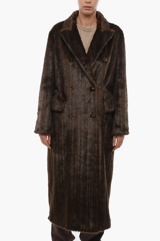 Double-breasted LIDYA Eco-fur Coat