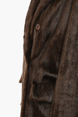 Double-breasted LIDYA Eco-fur Coat