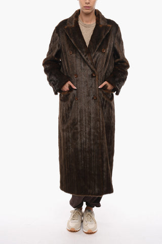 Double-breasted LIDYA Eco-fur Coat