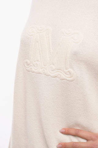 Logo Embroidered ASTER Crew-neck Cashmere Sweater