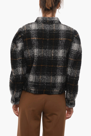 Checkered LEIKO Wool Coat
