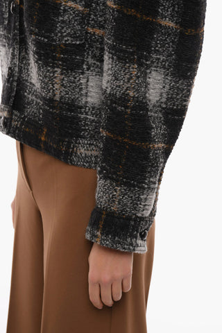 Checkered LEIKO Wool Coat
