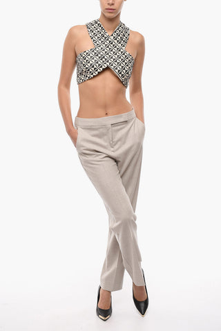 TAILLEUR SARTORIALE Wool Blend BLEU Pants