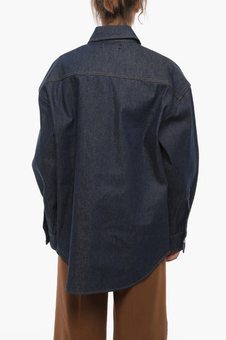 Box Fit Denim Jacket With front Pockets