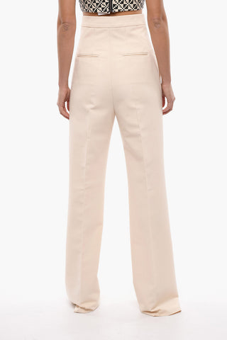 Pantaloni Wide-leg OLIMPIA a Doppia Pince
