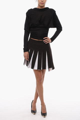 Bare Back Long Sleeves Cropped Top