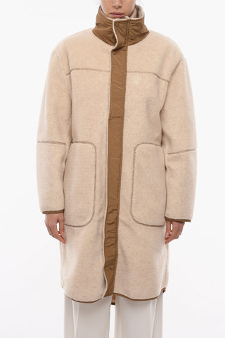 Buttoned REACTION Teddy Coat with Zip