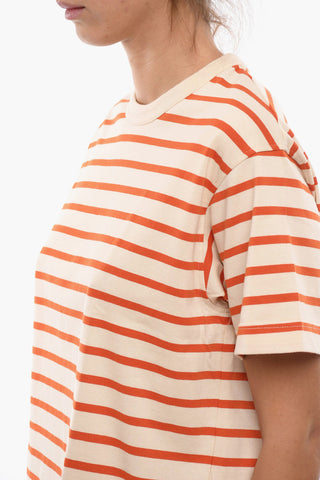 Striped JANE Crew-neck T-Shirt