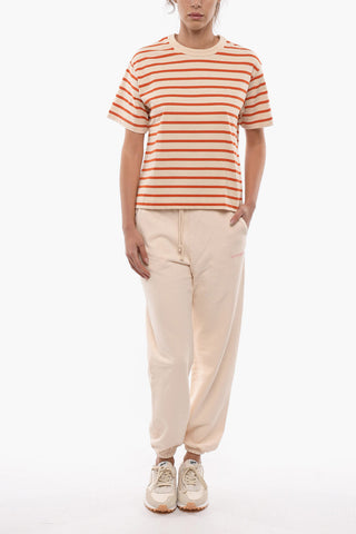 Striped JANE Crew-neck T-Shirt