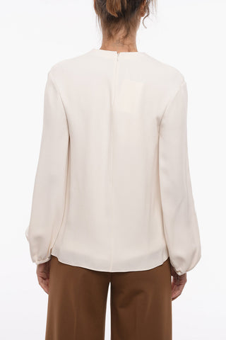 Silk Blouse With Chain detail