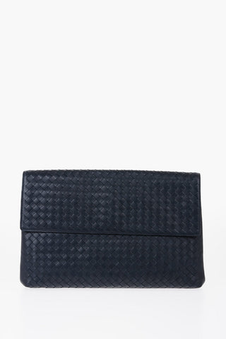 Pochette in Pelle Intrecciata