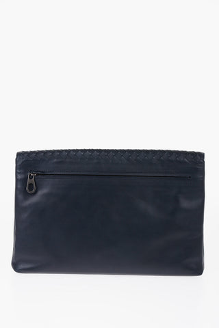 Pochette in Pelle Intrecciata