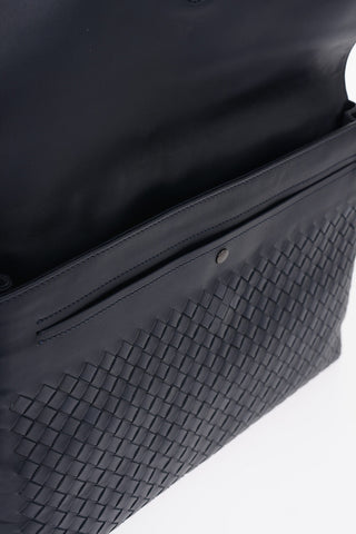 Pochette in Pelle Intrecciata