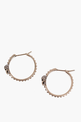 Studs and Skull Hoop Earrings