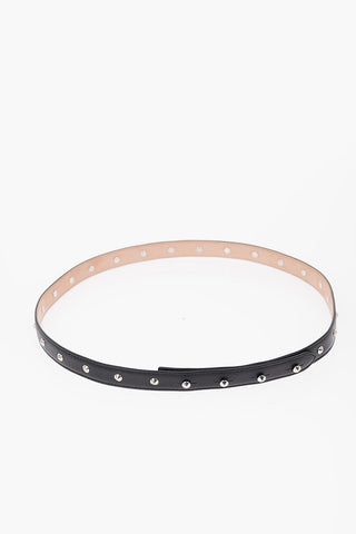 Studded Leather Belt 20mm