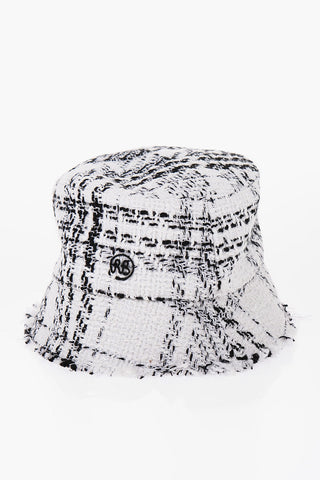 Textured-cotton Bucket Hat