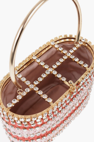 Crochet HOLLI bracelet bag with Jewels