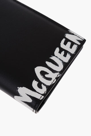 Portafoglio in Pelle con Maxi Stampa Logo