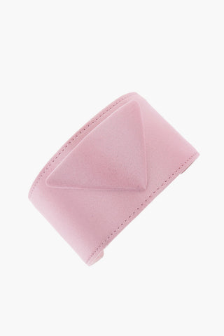 Satin Cuff Bracelet with Embossed Monogram