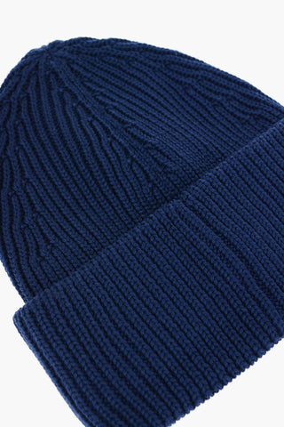Solid Color Merino Wool Beanie