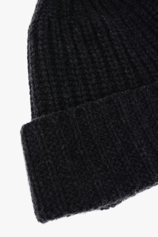 SWD Solid Color Beanie with Real Fur Pom Pom