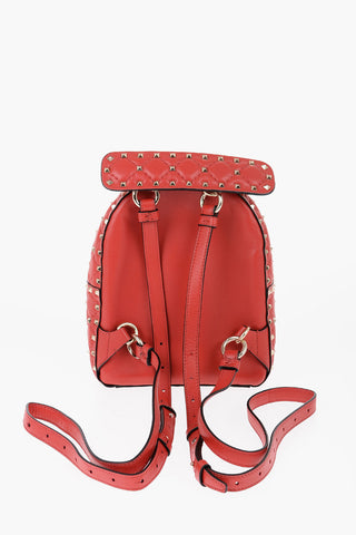 GARAVANI Mini Zaino ROCKSTUD SPIKE in Pelle con Borchie All-Over