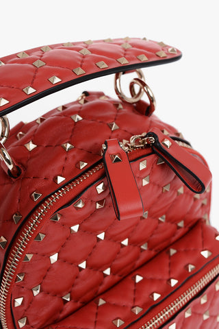 GARAVANI All-Over Studded Leather ROCKSTUD SPIKE Mini Backpack