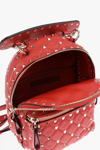 GARAVANI All-Over Studded Leather ROCKSTUD SPIKE Mini Backpack