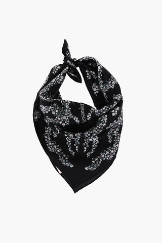 Printed Silk CRYSTAL SPINE Foulard