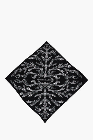 Printed Silk CRYSTAL SPINE Foulard