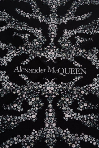 Printed Silk CRYSTAL SPINE Foulard