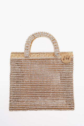 Rhinestoned TEODORA Mini Shoulder Bag