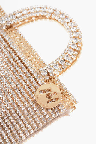 Rhinestoned TEODORA Mini Shoulder Bag