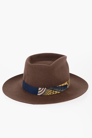 LORENZO JOVA  Rabbit Fur Felt Fedora Hat
