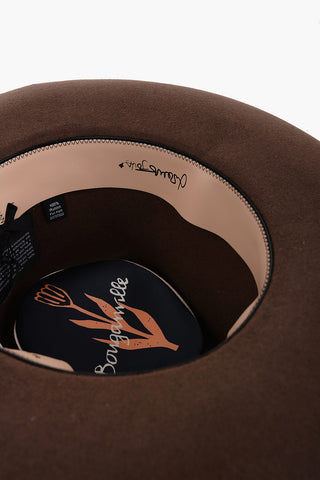 LORENZO JOVA  Rabbit Fur Felt Fedora Hat