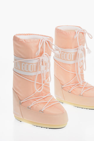 Nylon and Pvc Snow Boots with Maxi Logo