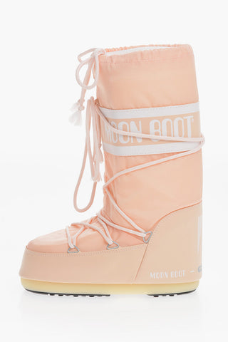 Nylon and Pvc Snow Boots with Maxi Logo