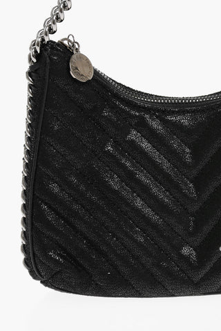 Quilted FALABELLA Shoulder Bag with Silver-Tone Chain