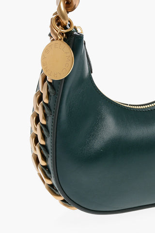 Borsa a spalla In Ecopelle con Dettaglio a Catena