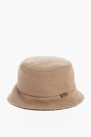 Wool Bucket Hat with FF Monogram Inner