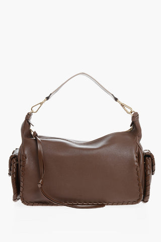 Leather NAHIR Shoulder Bag with Braided Details