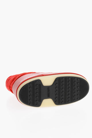 Nylon LIGHT LOW Snow Boots with Printed Logo