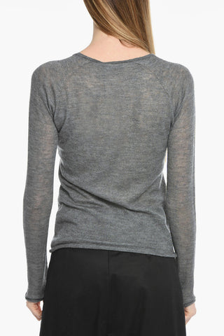 Cashmere and Silk Crew-neck Sweater