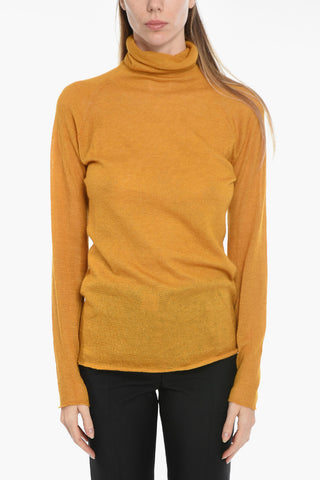 Cashmere and Silk Turtle-neck Sweater