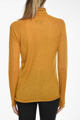 Cashmere and Silk Turtle-neck Sweater